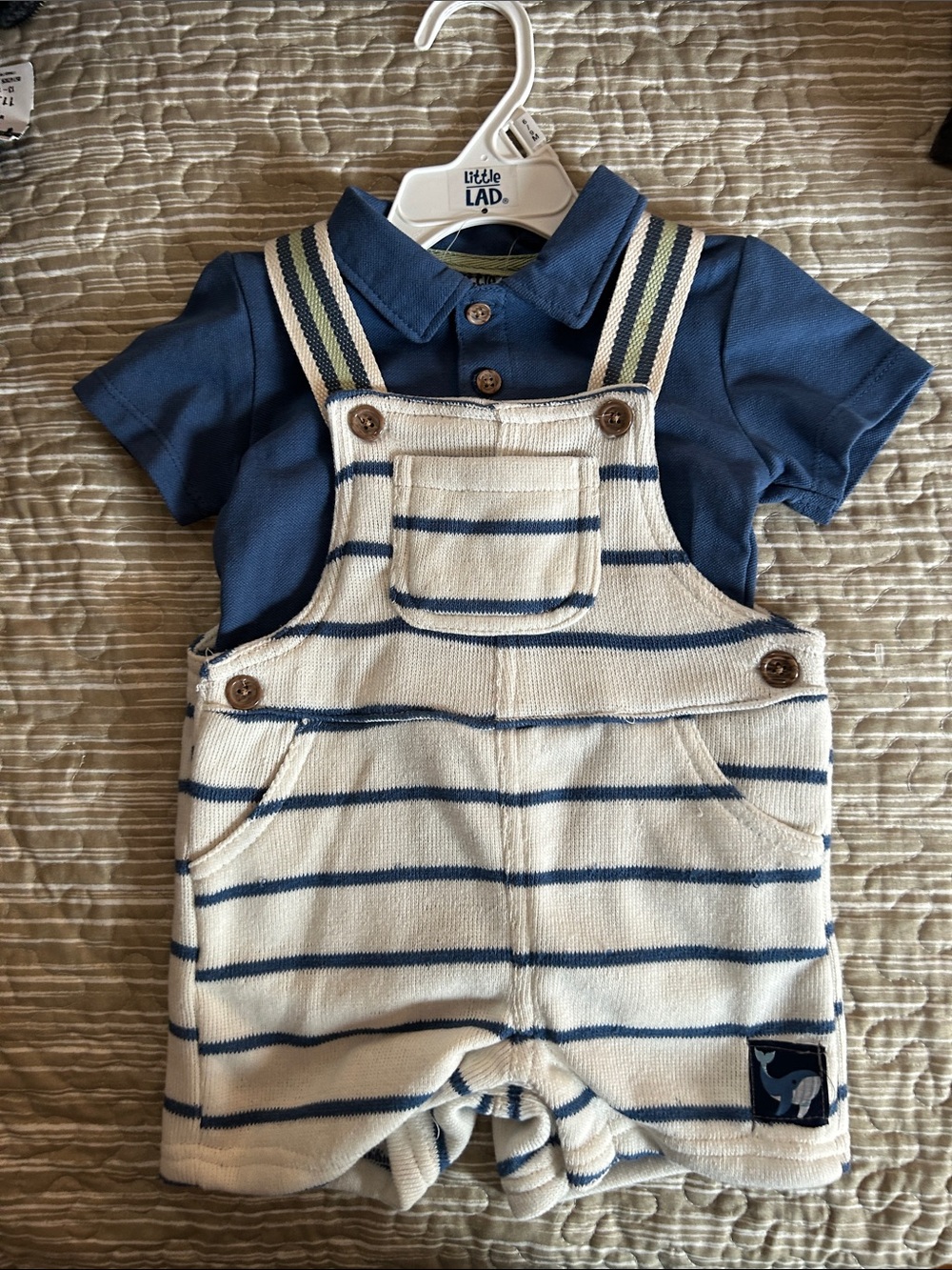NWT Little Lad 2 piece short outfit 100% cotton